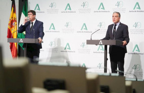 ep el vicepresidente de la junta de andalucia juan marin y el consejero de la presidencia