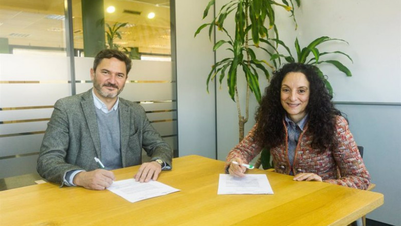 Firma del acuerdo entre Triodos Bank y La Bolsa Social. | TRIODOS BANK ep firma del acuerdo entre triodos bank y la bolsa social