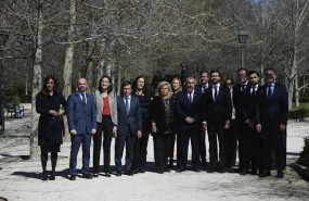 ep foto de familia tras el acto de homenaje a las victimas del atentado terrorista del 11-m en el