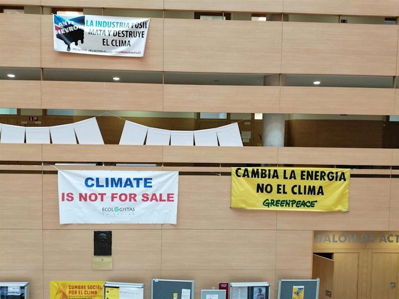 ep instalaciones de la cumbre social del clima en madrid