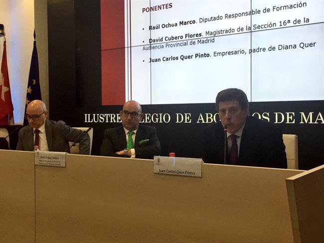 Juan Carlos Quer, en un acto en el Colegio de Abogados de Madrid | COLEGIO DE ABOGADOS DE MADRID ep juan carlos quer enactocolegioabogadosmadrid