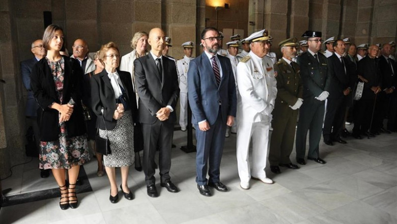 La Armada homenajea en Ferrol a un capitán de Infantería al cumplirse cuarenta años de su muerte en un "acto terrorista". | ARMADA ep la armada homenajea en ferrol a un capitan de infanteria al cumplirse cuarenta anos de su muerte
