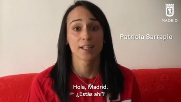 ep la atleta patricia sarrapio en un video del ayuntamiento de madrid