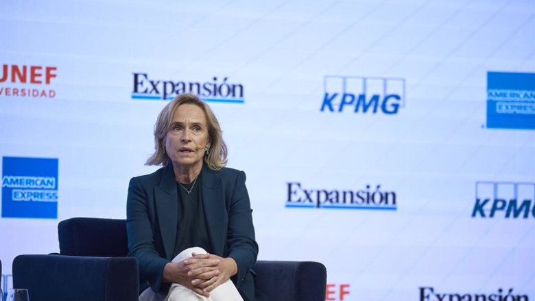 La consejera delegada de Bankinter, Gloria Ortiz, a 6 de octubre de 2025, en Madrid (España). | Jesús Hellín - Europa Press ep la consejera delegada de bankinter gloria ortiz a 6 de octubre de 2025 en madrid espana