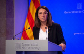 ep la consellera de presidencia y portavoz del govern meritxell budo en rueda de prensa del consell