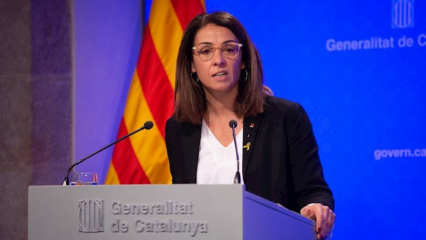 ep la consellera de presidencia y portavoz del govern meritxell budo en rueda de prensa del consell