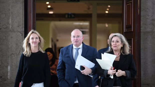 ep la diputada del pp cayetana alvarez de toledo y el portavoz del pp en el congreso miguel tellado