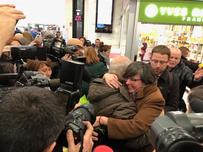 La exdiputada Mireia Boya (CUP) a su llegada a la Estació de Sants de Barcelona | CUP / TWITTER @CUPNACIONAL ep la exdiputada mireia boya cup allegadala estacio de santsbarcelona