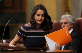 ep la portaveu de ciutadans al congres ines arrimadas durant el ple extraordinari al congres per
