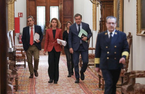 ep la presidenta del congreso de los diputados meritxell batet en los pasillos de la camara baja