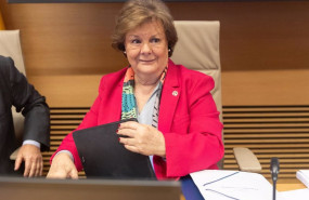 ep la presidenta del tribunal de cuentas enriqueta chicano durante su comparecencia en la comision