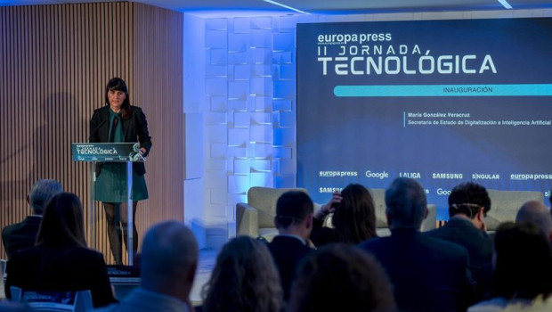 ep la secretaria de estado de digitalizacion y ia maria gonzalez veracruz durante una jornada