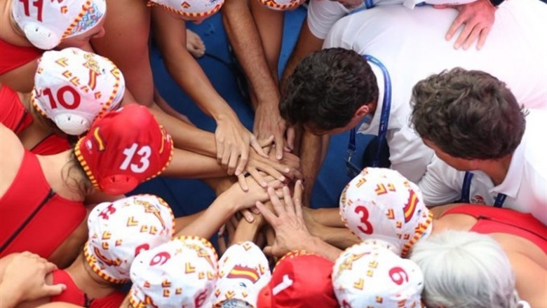 ep la seleccion espanolawaterpolo femeninopinadefinalmundial2019