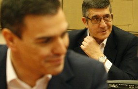 ep patxi lopez durante intervencion pedro sanchez