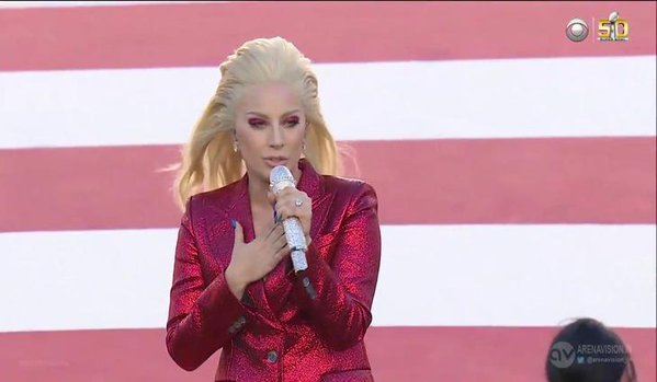 lady gaga himno super bowl