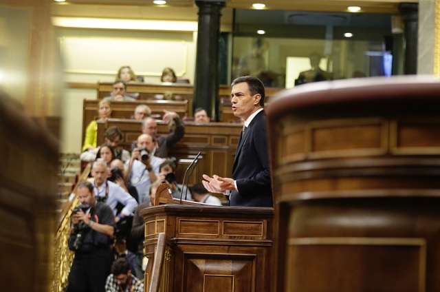 Pedro Sánchez en el Congreso pedro sanchez mocion congreso