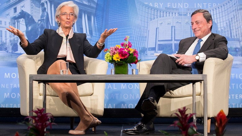 Christine Lagarde y Mario Draghi | Flickr draghi lagarde