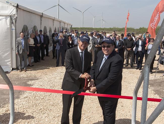 ep acciona inauguraparque eolicotexas