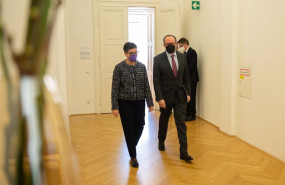 ep arancha gonzalez laya con su homologo austriaco alexander schallenberg