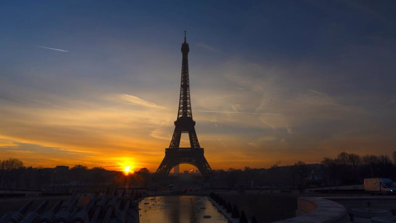 ep archivo atardecer en la torre eiffel ep archivo atardecer en la torre eiffel