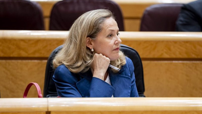 La vicepresidenta primera y ministra de Asuntos Económicos, Nadia Calviño. | A. Pérez Meca - Europa Press - Archivo ep archivo la vicepresidenta primera y ministra de asuntos economicos nadia calvino en una sesion
