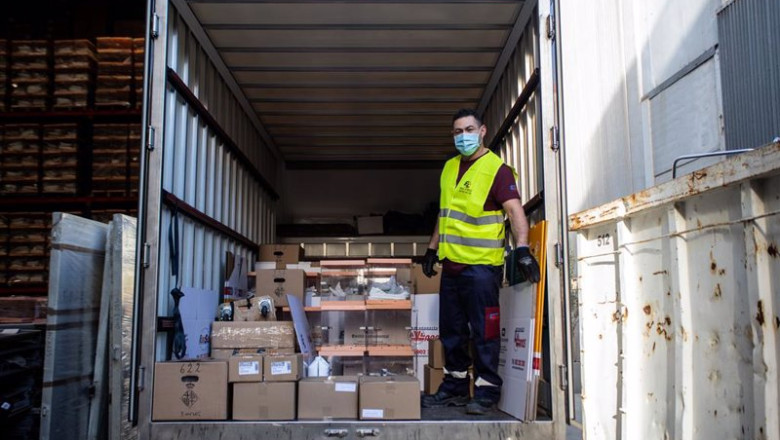 ep archivo trabajador de logistica ep archivo trabajador de logistica