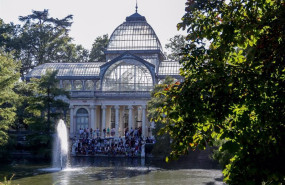 ep archivo   vista del palacio de cristal en el parque del retiro a 4 de septiembre de 2022 en