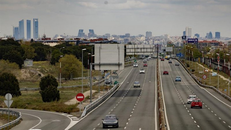 ep carretera de madrid fotografiada el 27 de marzo ep carretera de madrid fotografiada el 27 de marzo