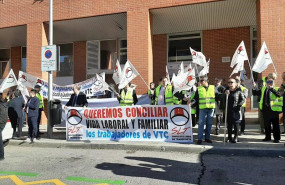 ep concentracion de trabajadores de vtc en madrid