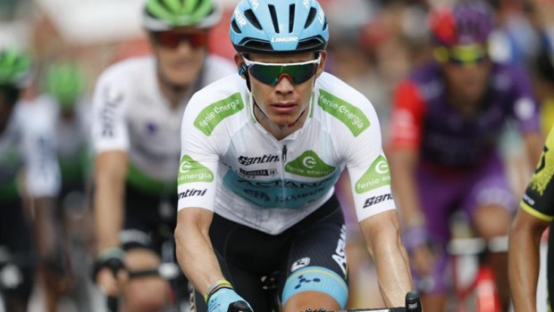 ep el ciclista colombiano miguel angel superman lopez en la vuelta a espana
