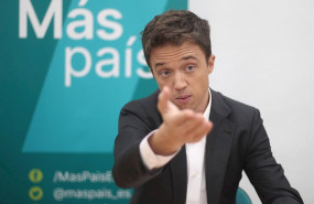 ep el lider de mas pais inigo errejon durante su reunion con los sindicatos ccoo y ugt en madrid