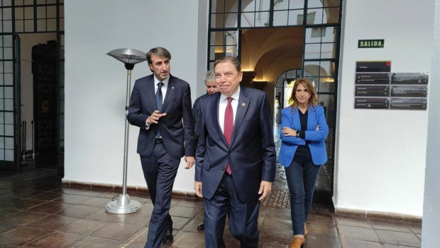 ep el ministro de agricultura pesca y alimentacion luis planas antes de atender a los medios