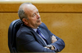 ep el ministro de justicia juan carlos campo durante la segunda sesion de control celebrada en el