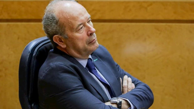 ep el ministro de justicia juan carlos campo durante la segunda sesion de control celebrada en el