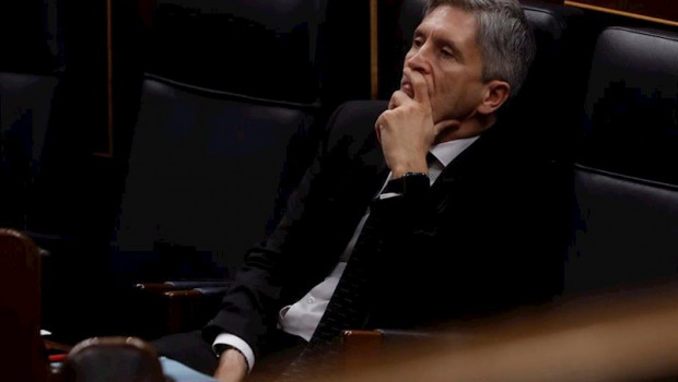ep el ministro del interior fernando grande-marlaska durante el pleno celebrado este miercoles en el