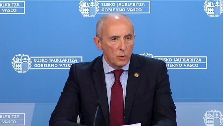ep el portavoz del gobierno vasco josu erkoreka en una comparecencia