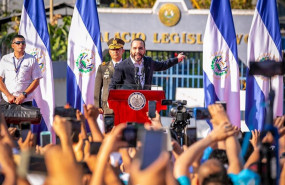 ep el presidente de el salvador nayib bukele frente a la asamblea legislativa