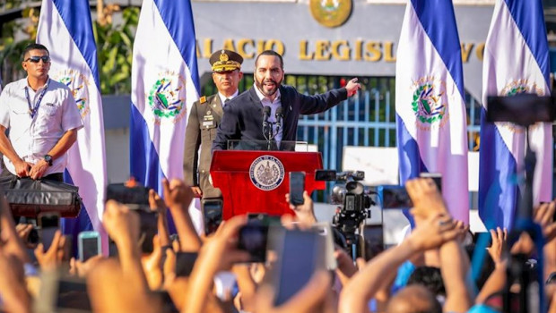 ep el presidente de el salvador nayib bukele frente a la asamblea legislativa