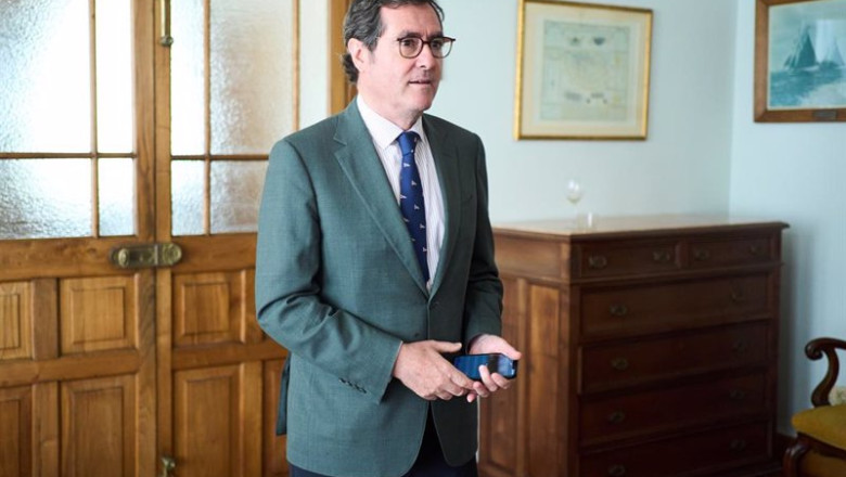 ep el presidente de la ceoe antonio garamendi a su llegada a los cursos de verano de 2024 de la uimp ep el presidente de la ceoe antonio garamendi a su llegada a los cursos de verano de 2024 de la uimp
