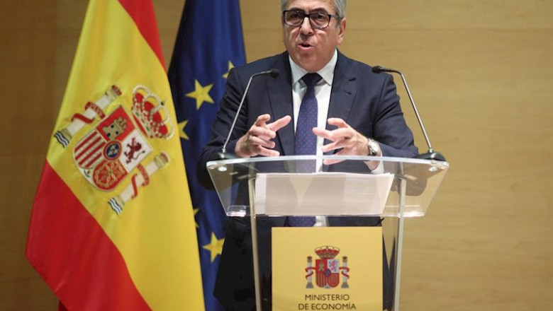 El presidente del ICO, José Carlos García de Quevedo en su intervención en el acto de firma de los convenios de colaboración de las Líneas ICO 2020 en el Ministerio de Economía | Eduardo Parra - Europa Press ep el presidente del ico jose carlos garcia de quevedo en su intervencion en el acto de firma de los