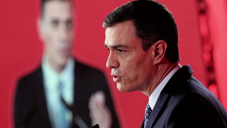 ep el secretario general del psoe y presidente del gobierno en funciones pedro sanchez durante su 20191007222703