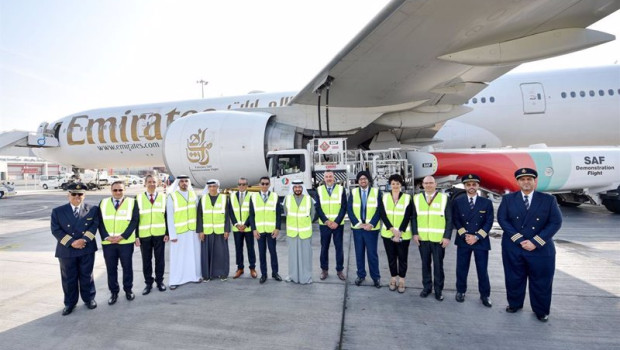 ep emirates realiza un vuelo de demostracion con combustible de aviacion 100 sostenible