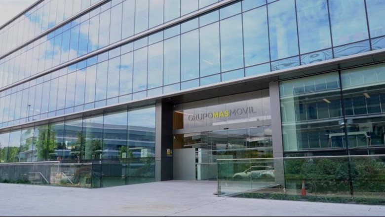 Fachada de la sede central del Grupo MásMóvil en Alcobendas (Madrid) | MÁSMÓVIL ep fachada de la sede central del grupo masmovil en alcobendas madrid