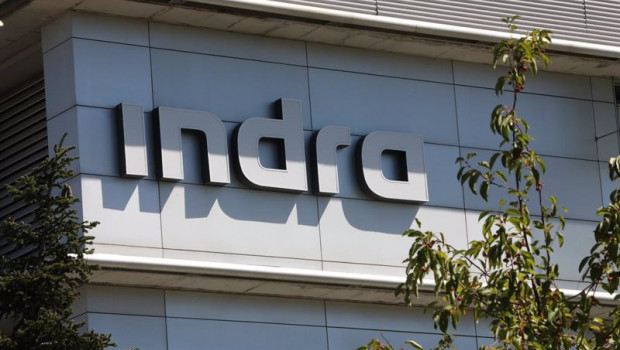 ep fachada de la sede de indra ubicada en madrid