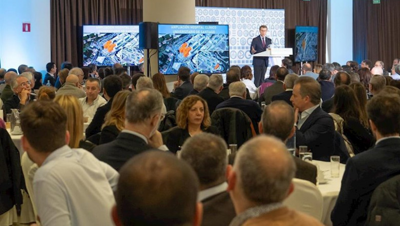 ep feijoo participa en un desayuno organizado por su partido en santiago