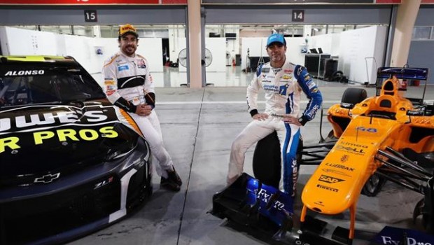 ep fernando alonso jimmie johnson nascar