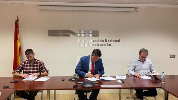 ep firma del acuerdo entre patronal y sindicatos de la construccion