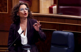 ep la ministra de hacienda y portavoz del gobierno maria jesus montero en el congreso