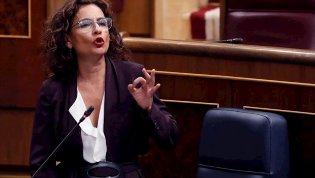 ep la ministra de hacienda y portavoz del gobierno maria jesus montero en el congreso