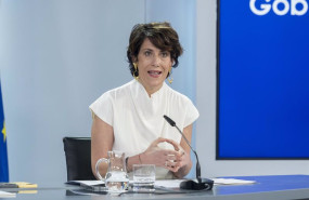 ep la ministra de inclusion seguridad social y migraciones elma saiz durante la rueda de prensa